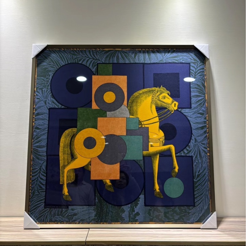 Hermès Cavalier En Formes 90cm 絲巾-4