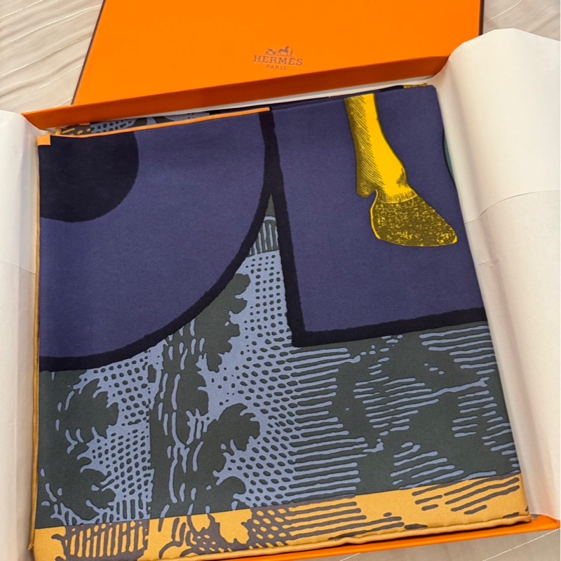 Hermès Cavalier En Formes 90cm 絲巾-7