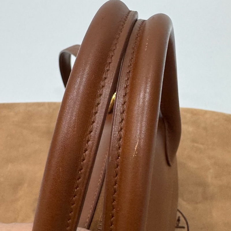 HERMES 愛馬仕 棕色 金棕 31 Bolide 保齡球包 手提包 斜背包 肩背包 側背包-22