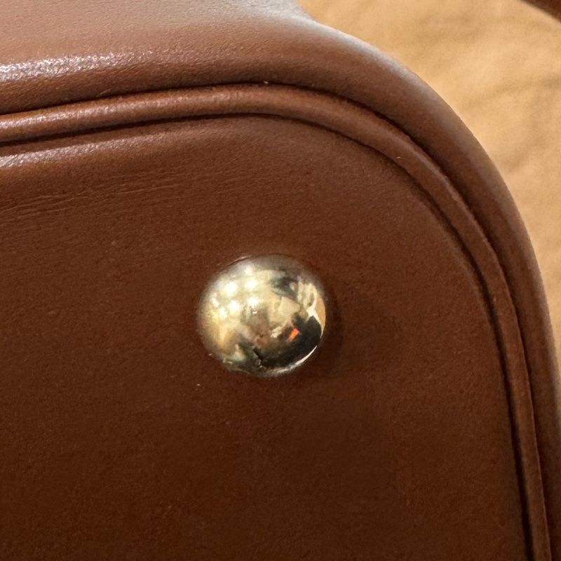HERMES 愛馬仕 棕色 金棕 31 Bolide 保齡球包 手提包 斜背包 肩背包 側背包-37