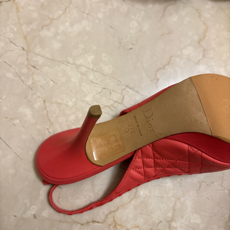 Dior粉色高跟鞋-39