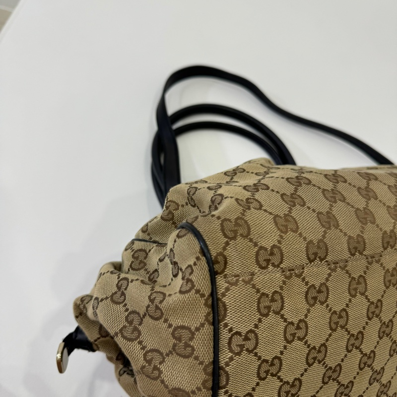 GUCCI 古馳 Abbey系列 GG Canvas 手提包 肩背包-10