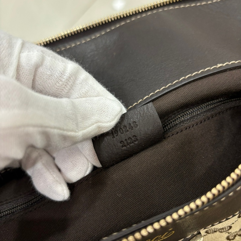 GUCCI 古馳 Abbey系列 GG Canvas 手提包 肩背包-16