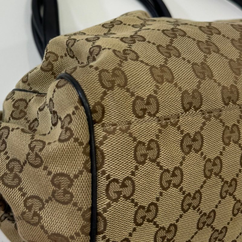 GUCCI 古馳 Abbey系列 GG Canvas 手提包 肩背包-23