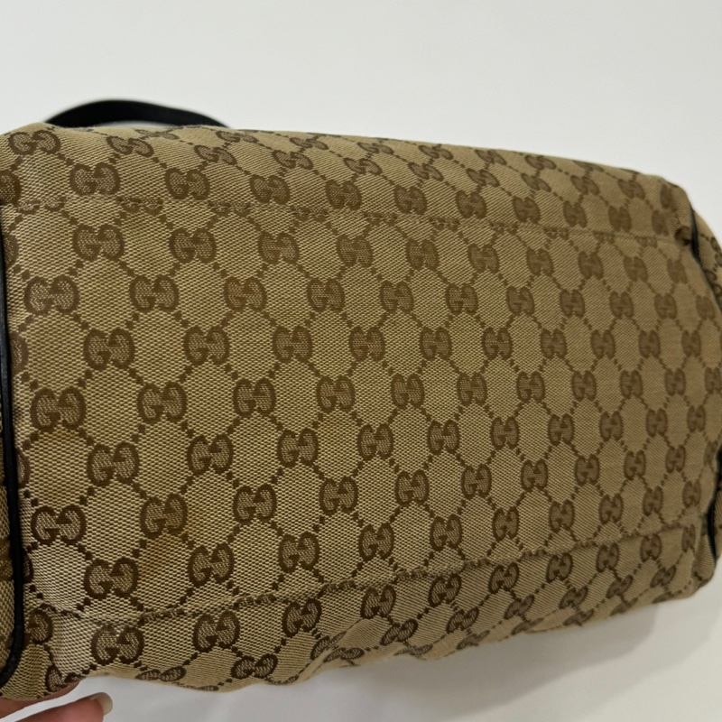 GUCCI 古馳 Abbey系列 GG Canvas 手提包 肩背包-24