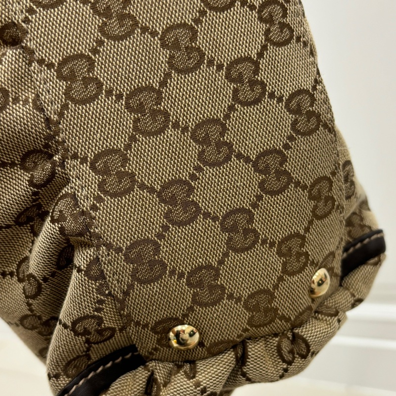 GUCCI 古馳 Abbey系列 GG Canvas 手提包 肩背包-27