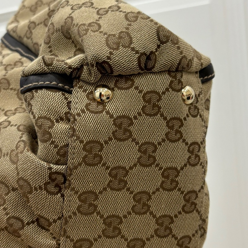 GUCCI 古馳 Abbey系列 GG Canvas 手提包 肩背包-28