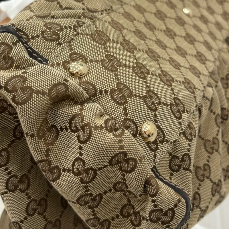 GUCCI 古馳 Abbey系列 GG Canvas 手提包 肩背包-29