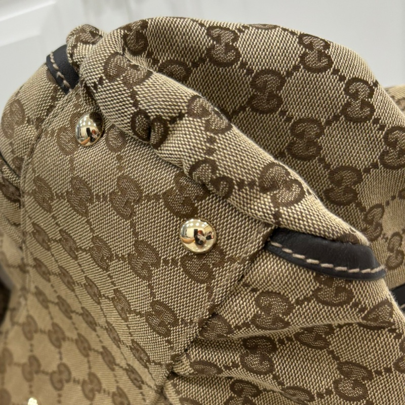 GUCCI 古馳 Abbey系列 GG Canvas 手提包 肩背包-30