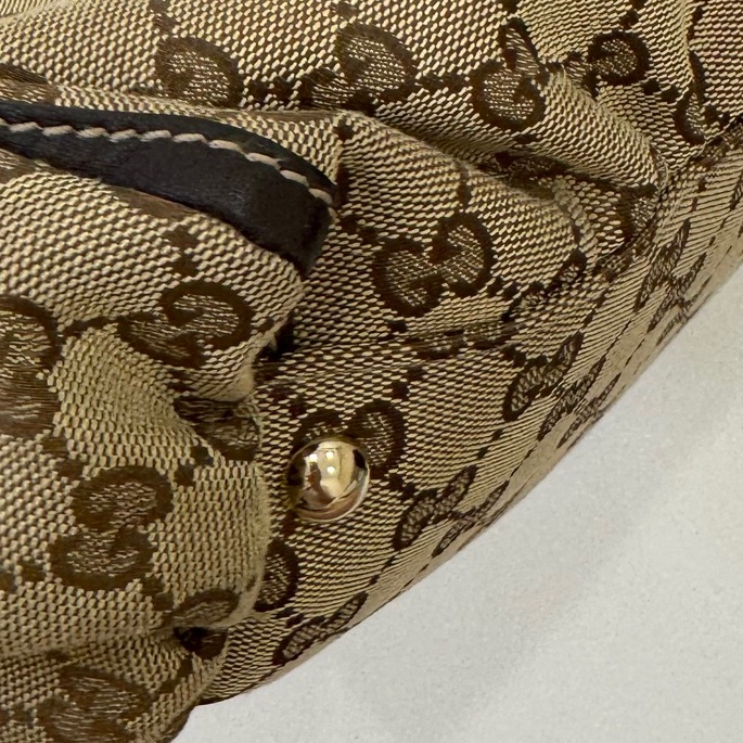 GUCCI 古馳 Abbey系列 GG Canvas 手提包 肩背包-33