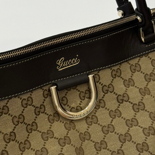 GUCCI 古馳 Abbey系列 GG Canvas 手提包 肩背包-35