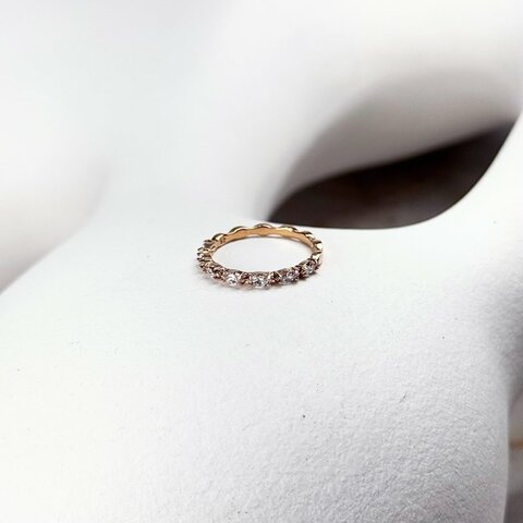 SWAROVSKI Matrix Vittore 橄欖形切割 密鑲繞鑽戒指 鍍玫瑰金色