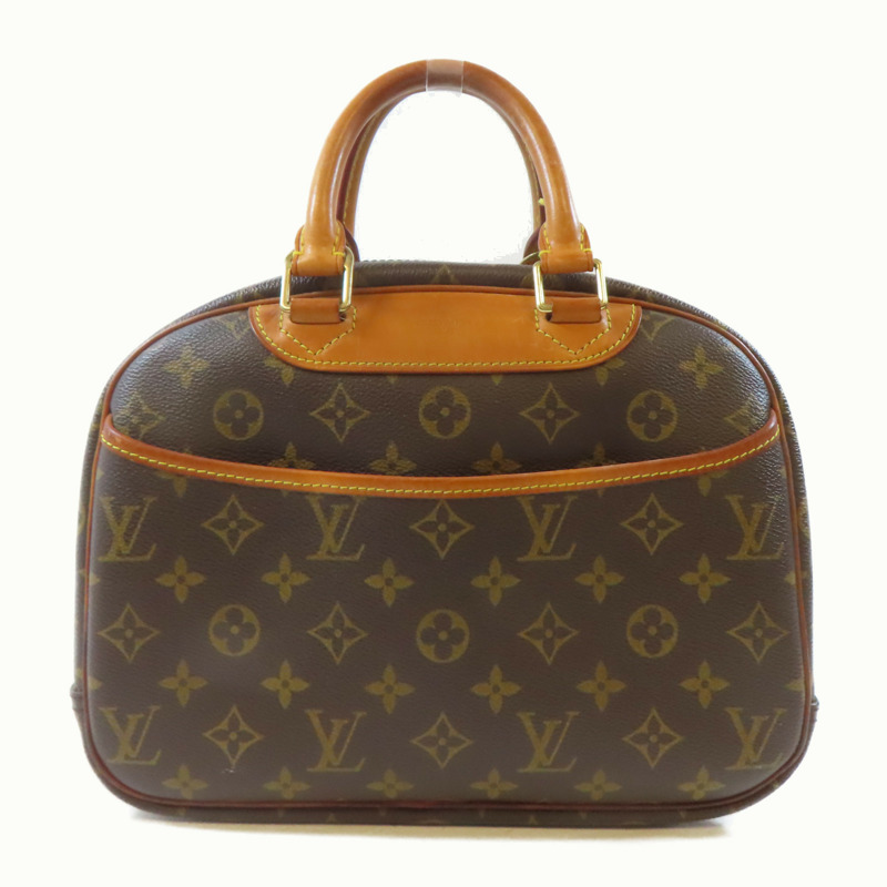 LOUIS VUITTON 【激減優惠】Monogram Trouville金扣手挽袋啡色-0