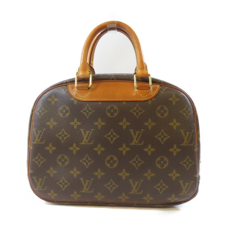 LOUIS VUITTON 【激減優惠】Monogram Trouville金扣手挽袋啡色-1
