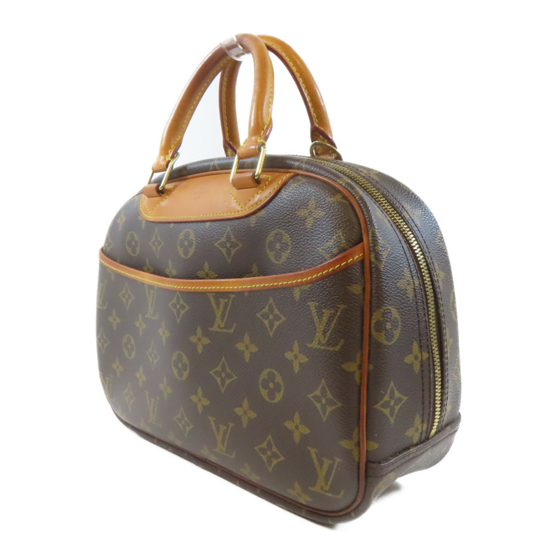 LOUIS VUITTON 【激減優惠】Monogram Trouville金扣手挽袋啡色-2
