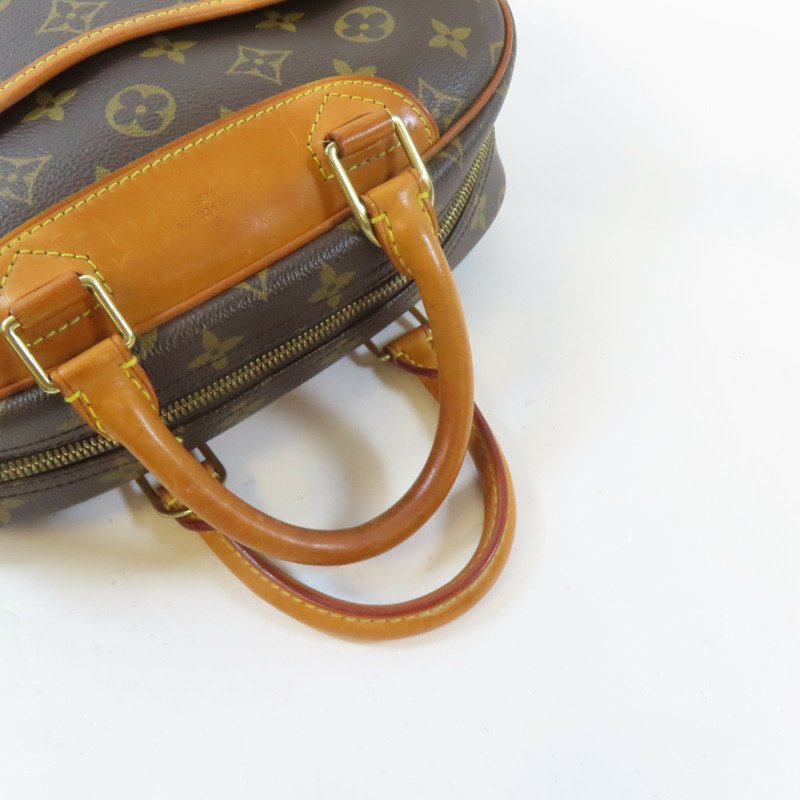 LOUIS VUITTON 【激減優惠】Monogram Trouville金扣手挽袋啡色-4
