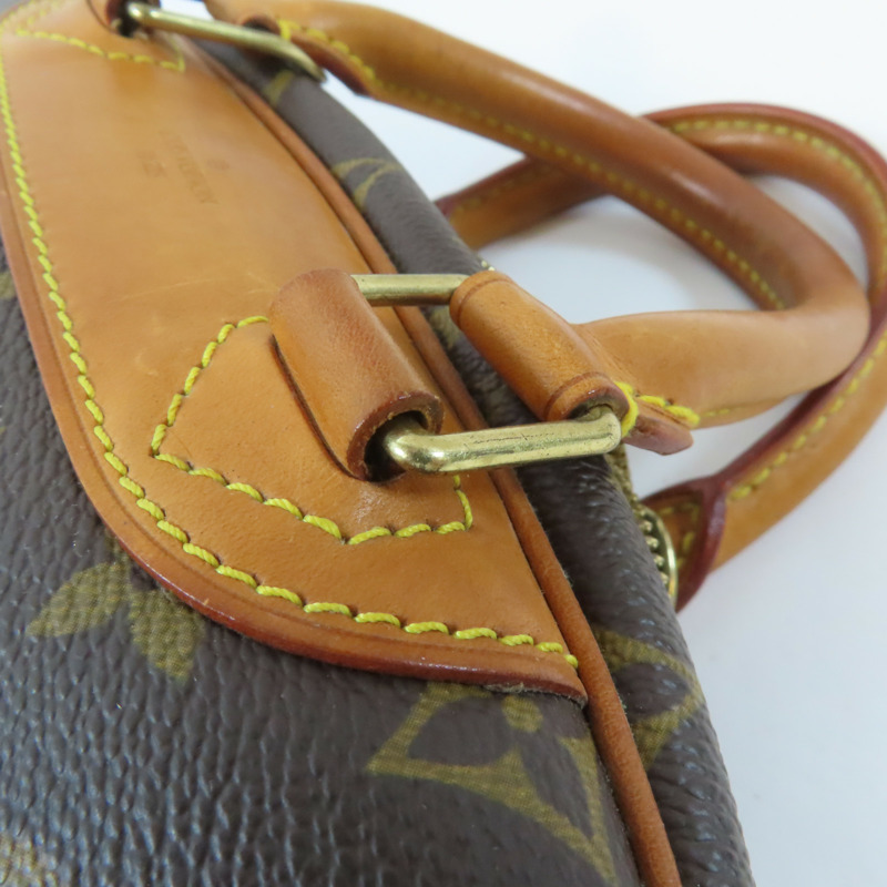 LOUIS VUITTON 【激減優惠】Monogram Trouville金扣手挽袋啡色-9