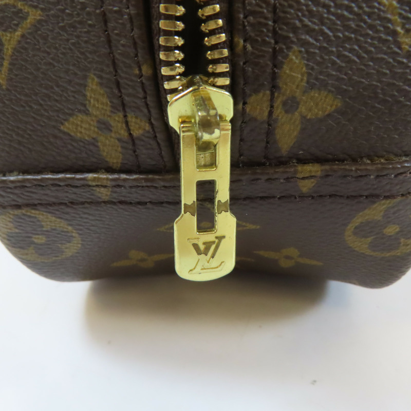 LOUIS VUITTON 【激減優惠】Monogram Trouville金扣手挽袋啡色-10
