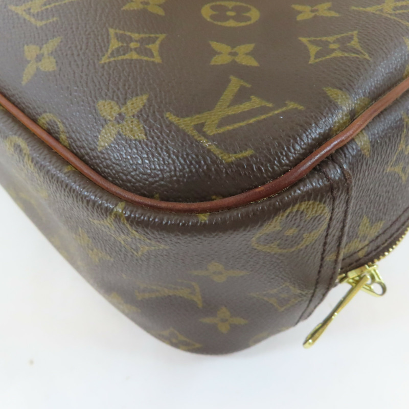 LOUIS VUITTON 【激減優惠】Monogram Trouville金扣手挽袋啡色-11