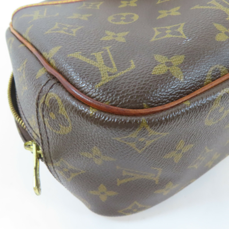 LOUIS VUITTON 【激減優惠】Monogram Trouville金扣手挽袋啡色-12