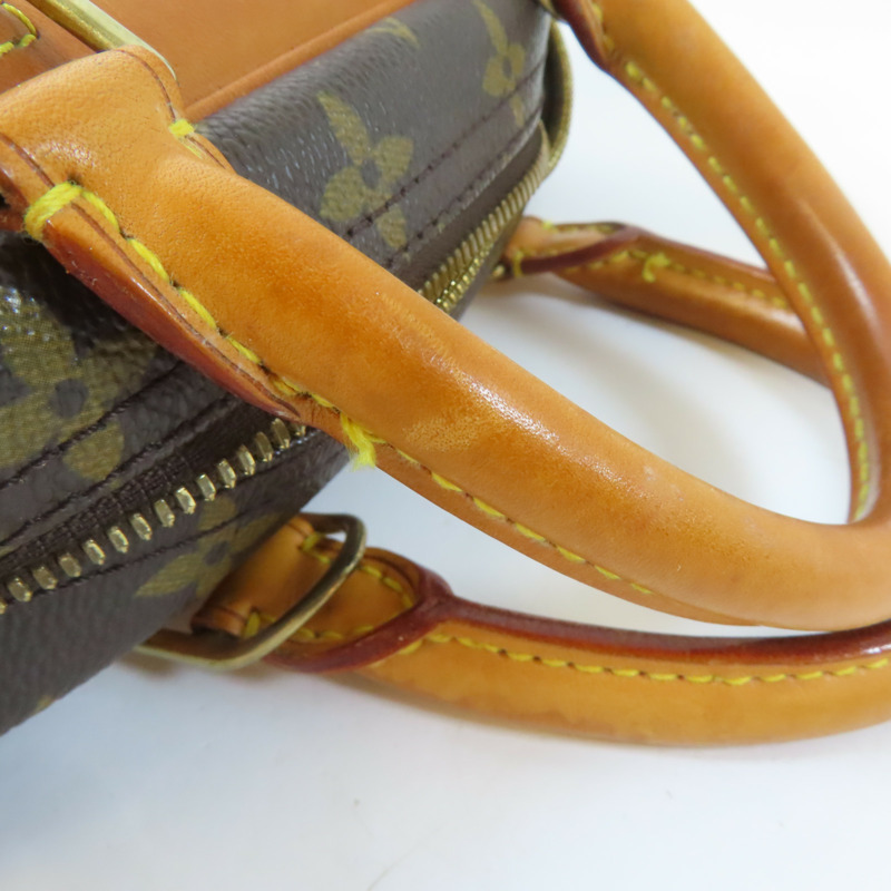 LOUIS VUITTON 【激減優惠】Monogram Trouville金扣手挽袋啡色-17