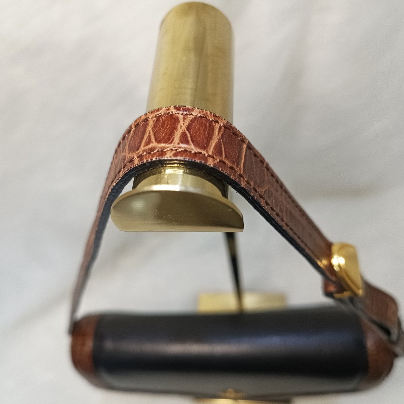 BALLY稀有復古鱷魚壓紋斜背/單肩包-18