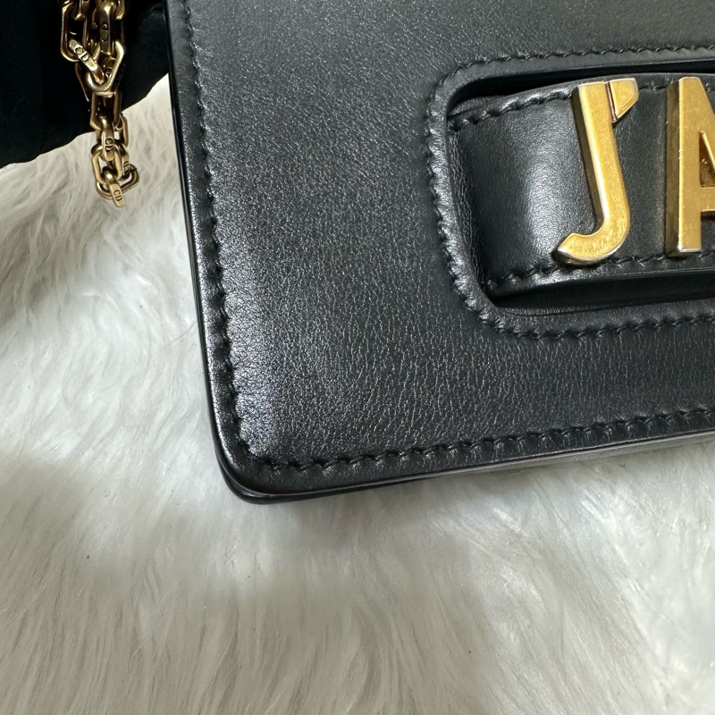 Dior  #J’ADIOR #黑金 #牛皮 肩背 斜背 #鏈包 #手拿包 保留中-18