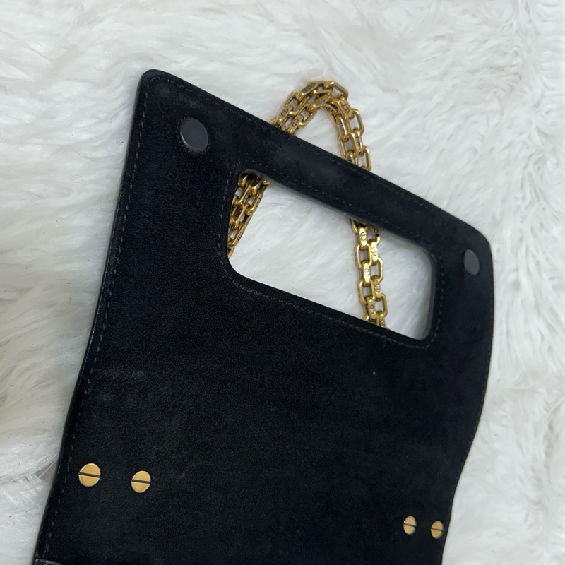 Dior  #J’ADIOR #黑金 #牛皮 肩背 斜背 #鏈包 #手拿包 保留中-28