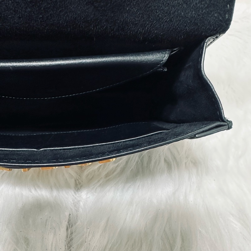 Dior  #J’ADIOR #黑金 #牛皮 肩背 斜背 #鏈包 #手拿包 保留中-31