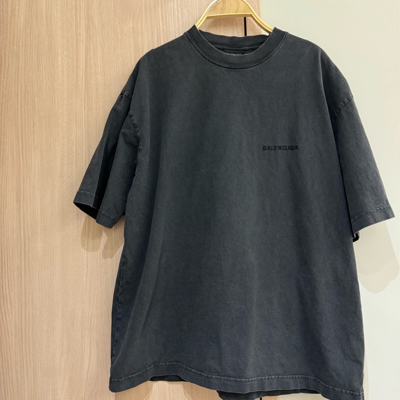 全新 Balenciaga 巴黎世家 前后刺繡 短袖上衣-0