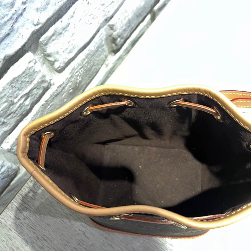 近全新 正品 2024/02月底購入 精品LV nano noe LV迷你水桶包 限量稀有品 可斜背 可手提-15