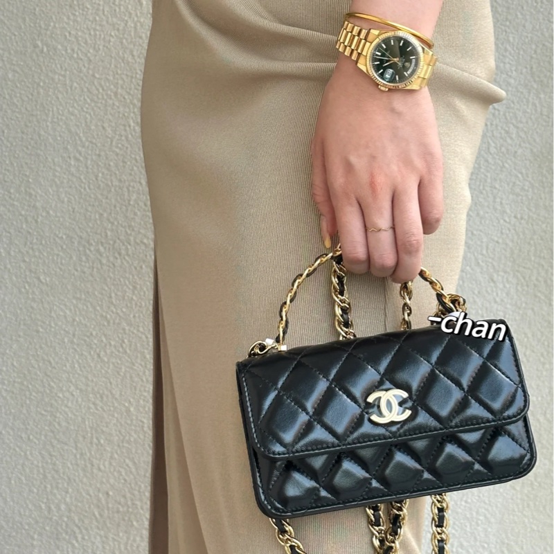 Chanel 手工提把小凱莉-1