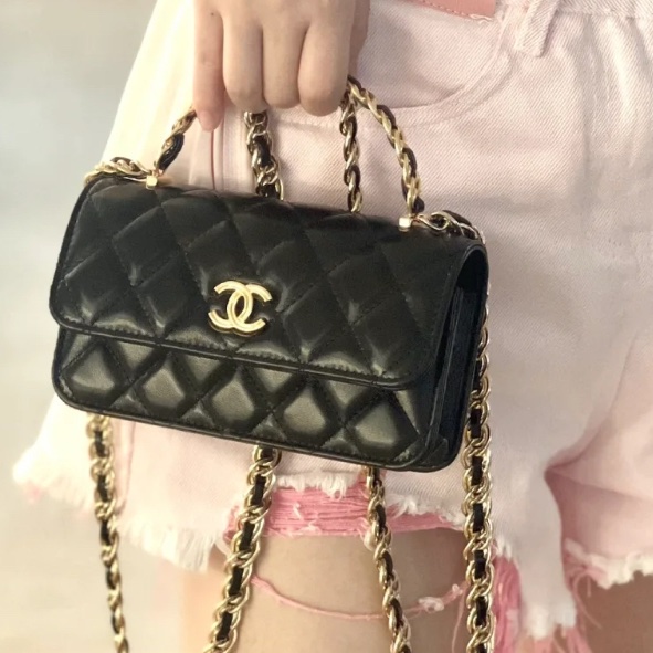 Chanel 手工提把小凱莉-3