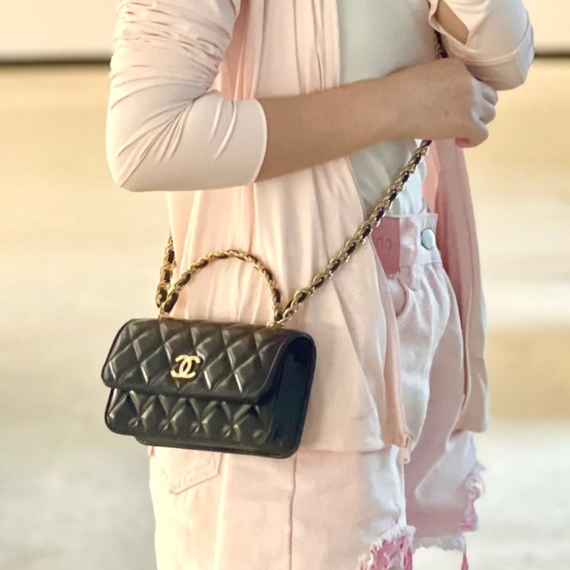 Chanel 手工提把小凱莉-4