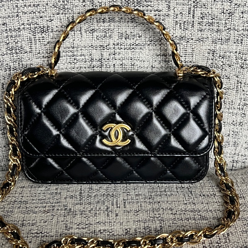 Chanel 手工提把小凱莉-6