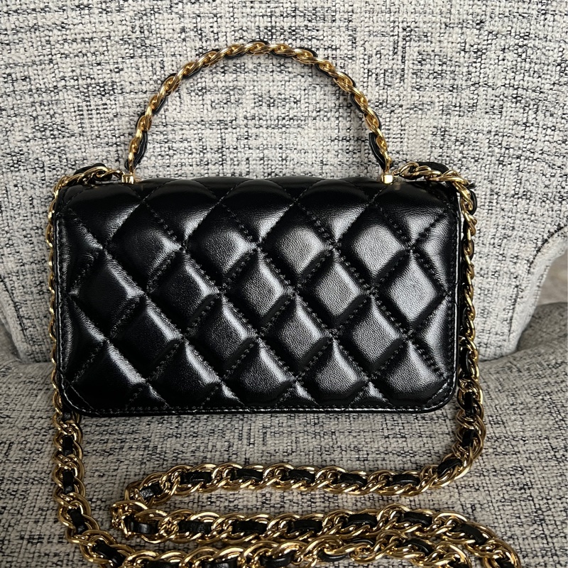 Chanel 手工提把小凱莉-7
