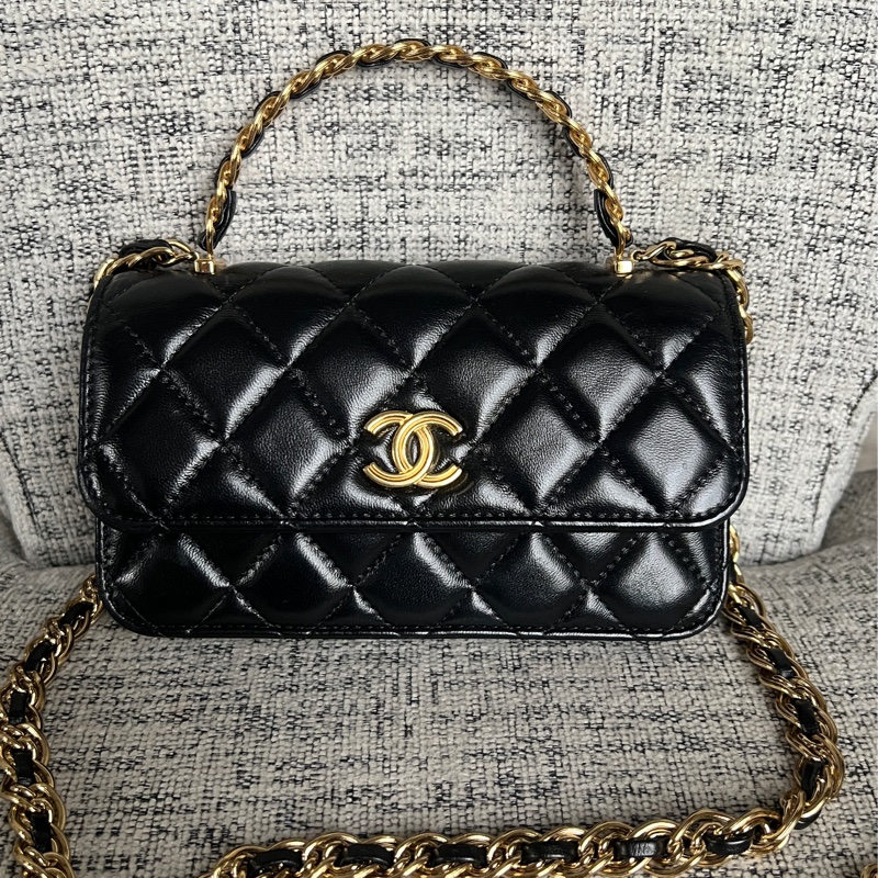 Chanel 手工提把小凱莉-8
