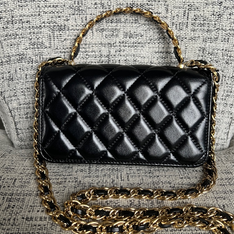 Chanel 手工提把小凱莉-9