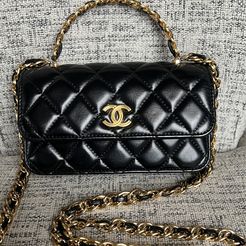 Chanel 手工提把小凱莉-29
