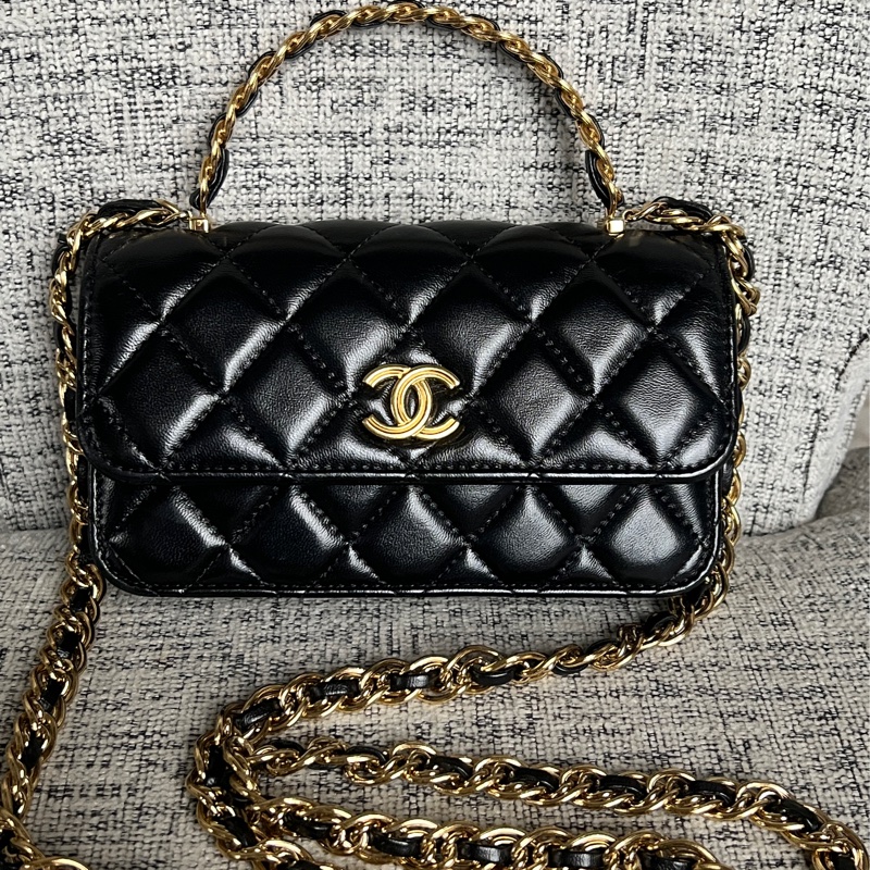 Chanel 手工提把小凱莉-30