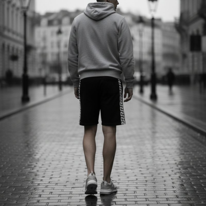 🔥 雙11全面開搶・全館折扣限時開啟！【VERSACE-凡賽斯】經典串標設計短褲-0