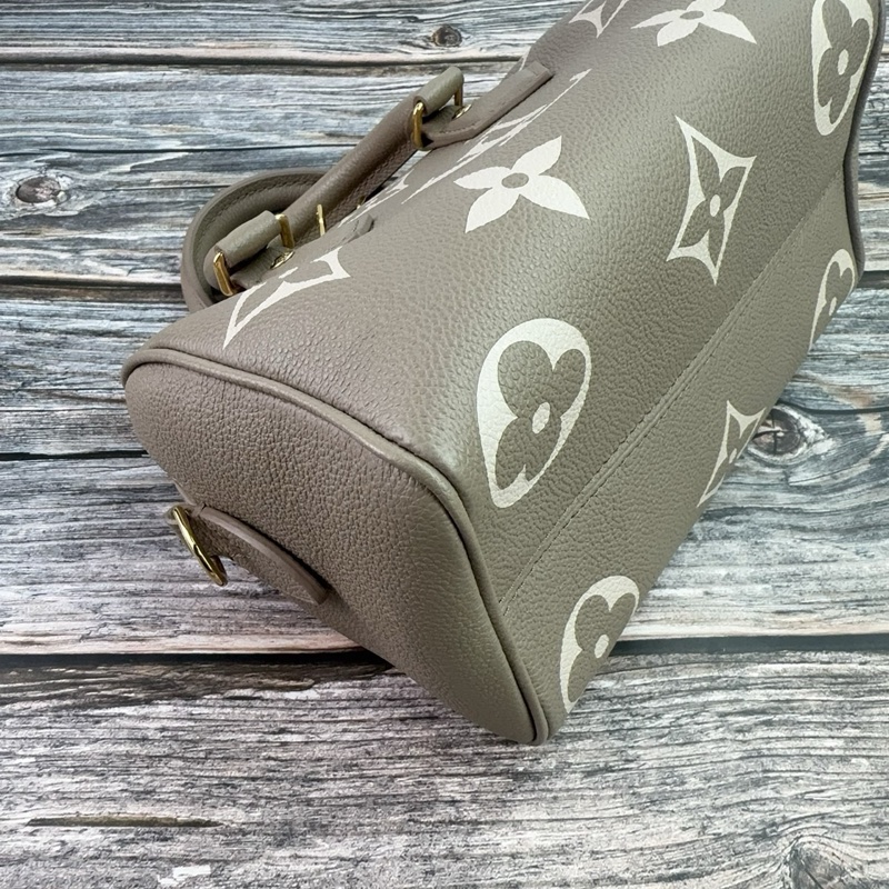 Louis Vuitton 路易威登M46575經典SPEEDY BANDOULIÈRE 20 奶茶波士頓包 晶片款-10