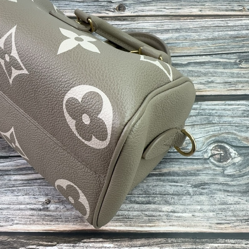 Louis Vuitton 路易威登M46575經典SPEEDY BANDOULIÈRE 20 奶茶波士頓包 晶片款-11
