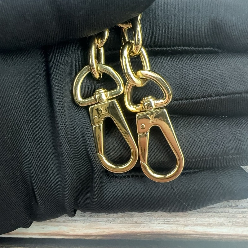 Louis Vuitton 路易威登M46575經典SPEEDY BANDOULIÈRE 20 奶茶波士頓包 晶片款-21