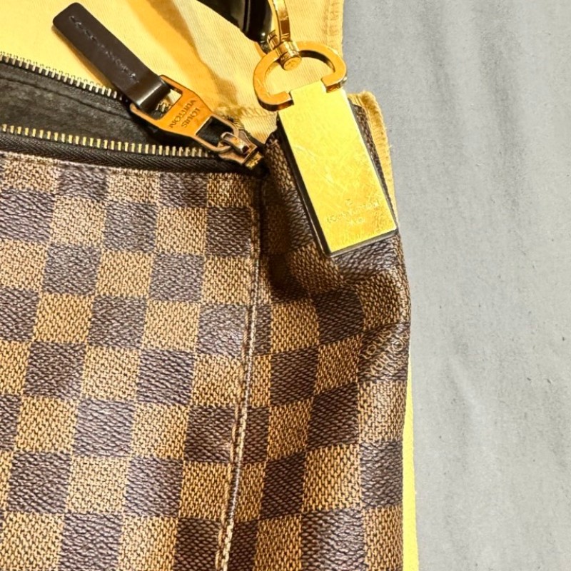 LV 絕版 稀有款 棋格 肩背包-24