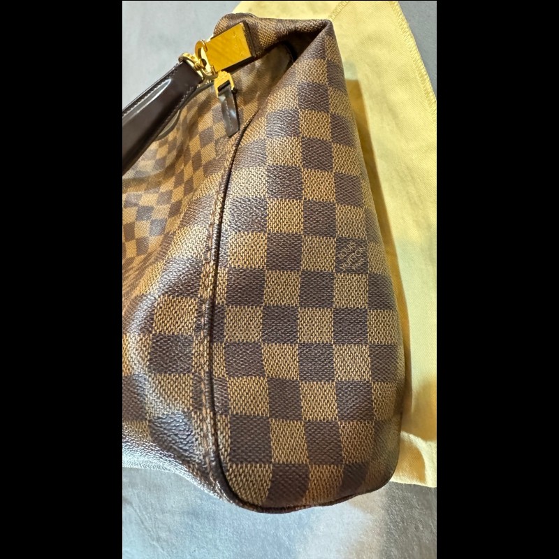 LV 絕版 稀有款 棋格 肩背包-6