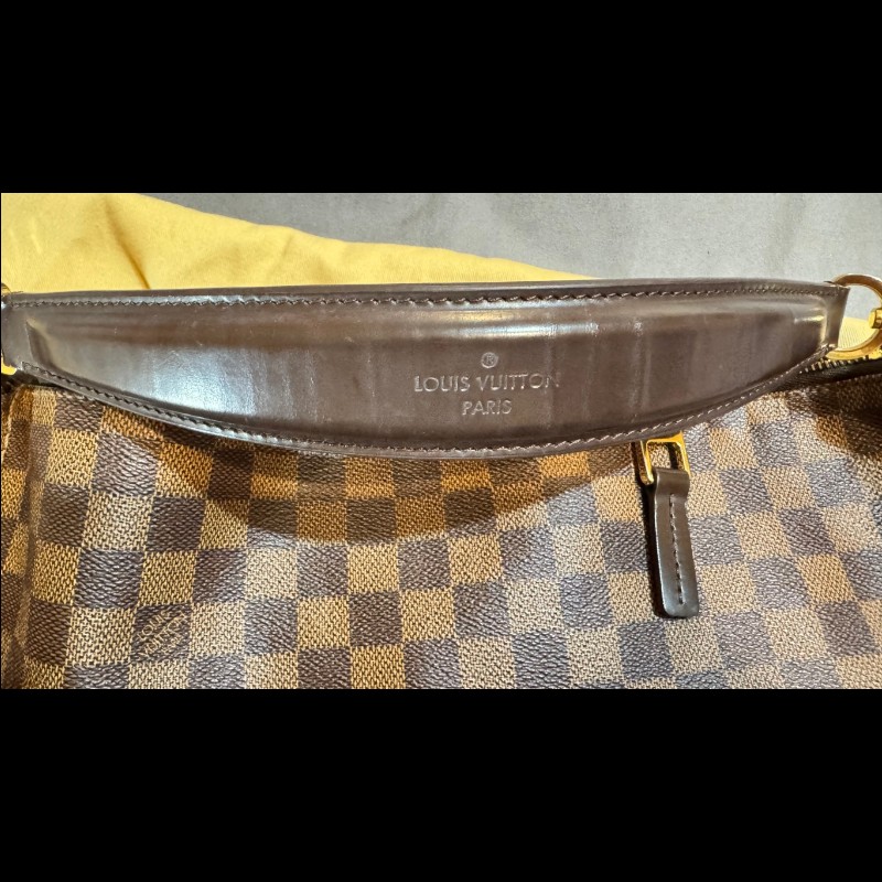 LV 絕版 稀有款 棋格 肩背包-8