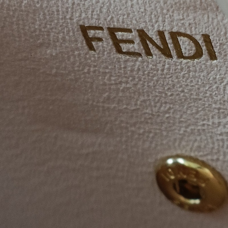 FENDI 芬迪躲貓貓 peekaboo ISeeU 焦糖色 金棕色 手提包 單肩包 斜背包-27