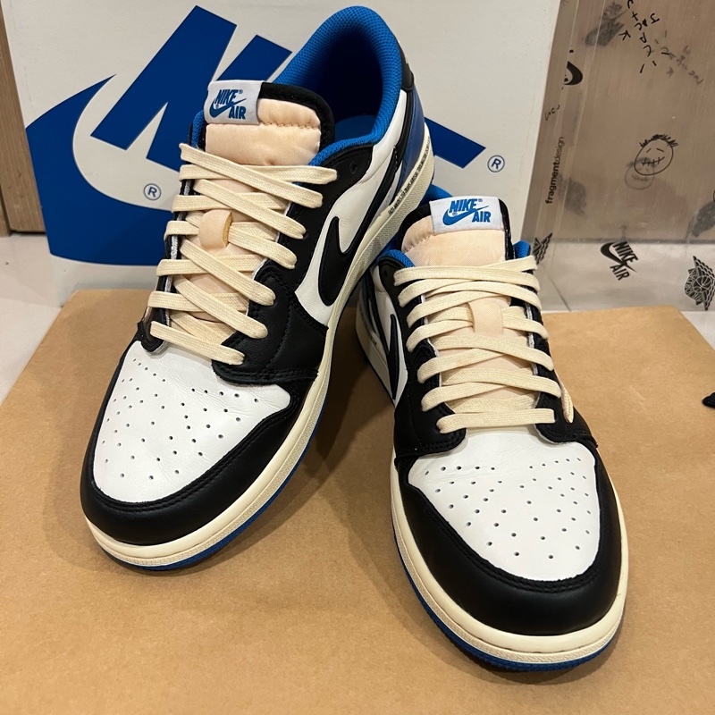 Nike × Travis Scott × Fragment 閃電倒鉤 低筒-0