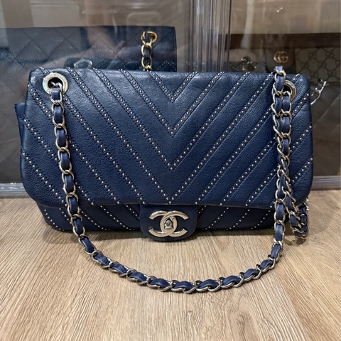 雙11特賣一波🔥 chanel香奈兒 牛皮翻蓋 鏈帶斜背包、也可肩背